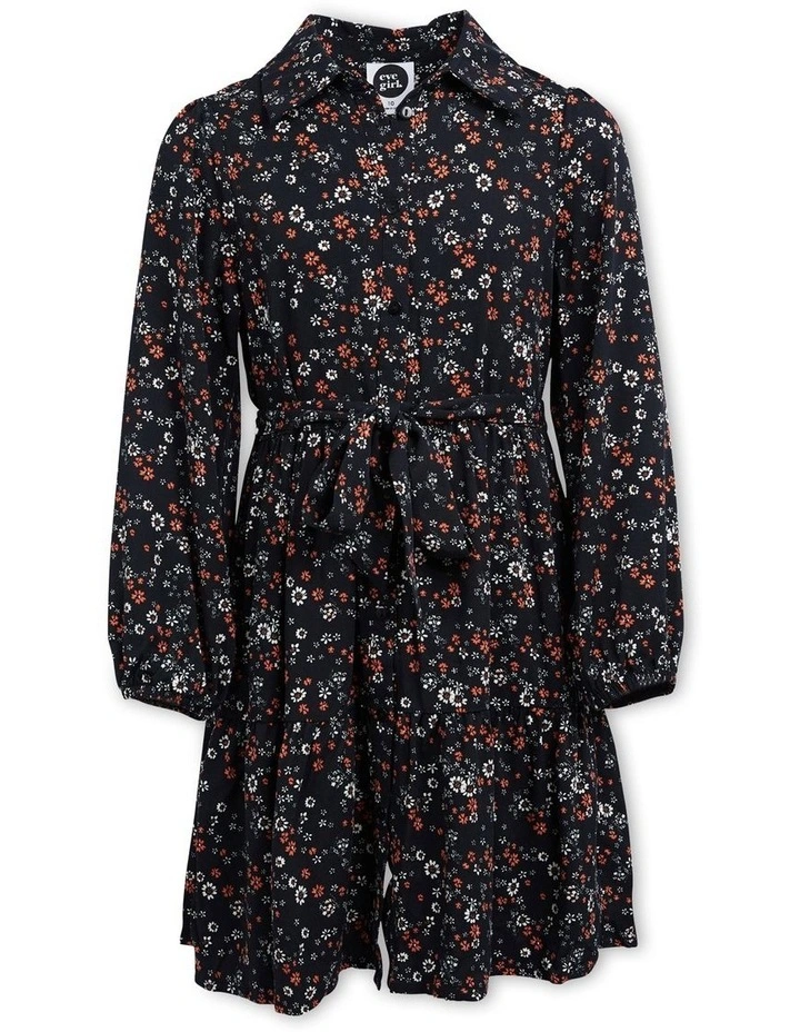 Morrigan Long Sleeve Dress (8-16 Years) in Print