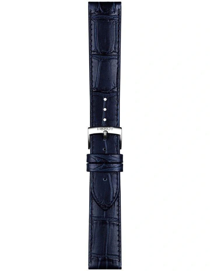 Official Leather 20mm Watch Strap in Blue