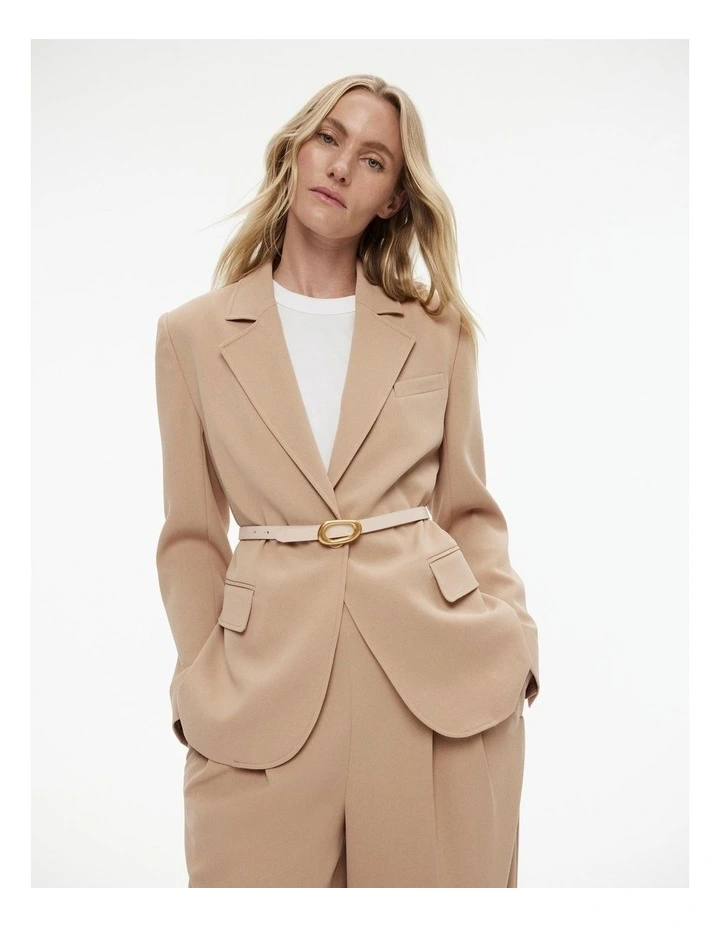 Organic Slim Belt in Oyster