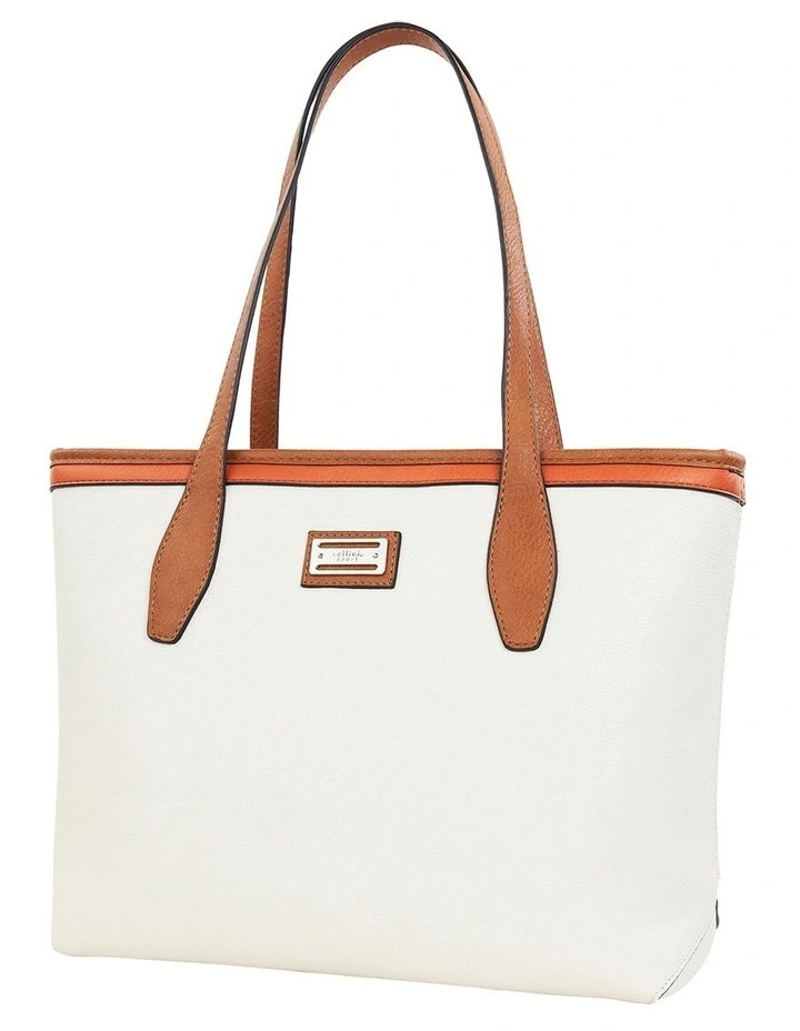 Gwen Tote Bag in Cream