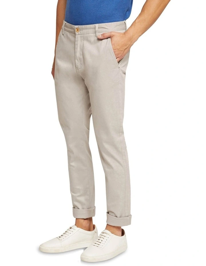 Stretch Skinny Fit Chinos in Grey