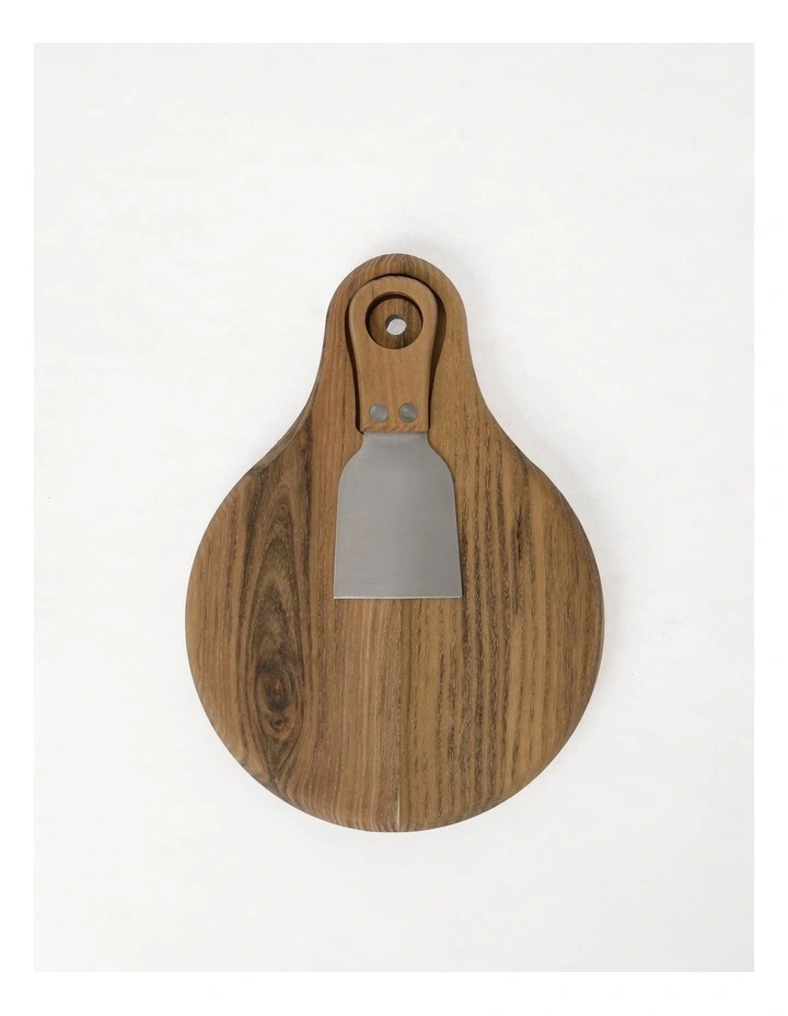 Entertaining Cheese Set 2 Piece in Teak