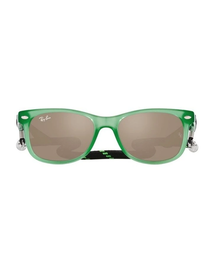 New Wayfarer Summer Capsule Kids Sunglasses in Green