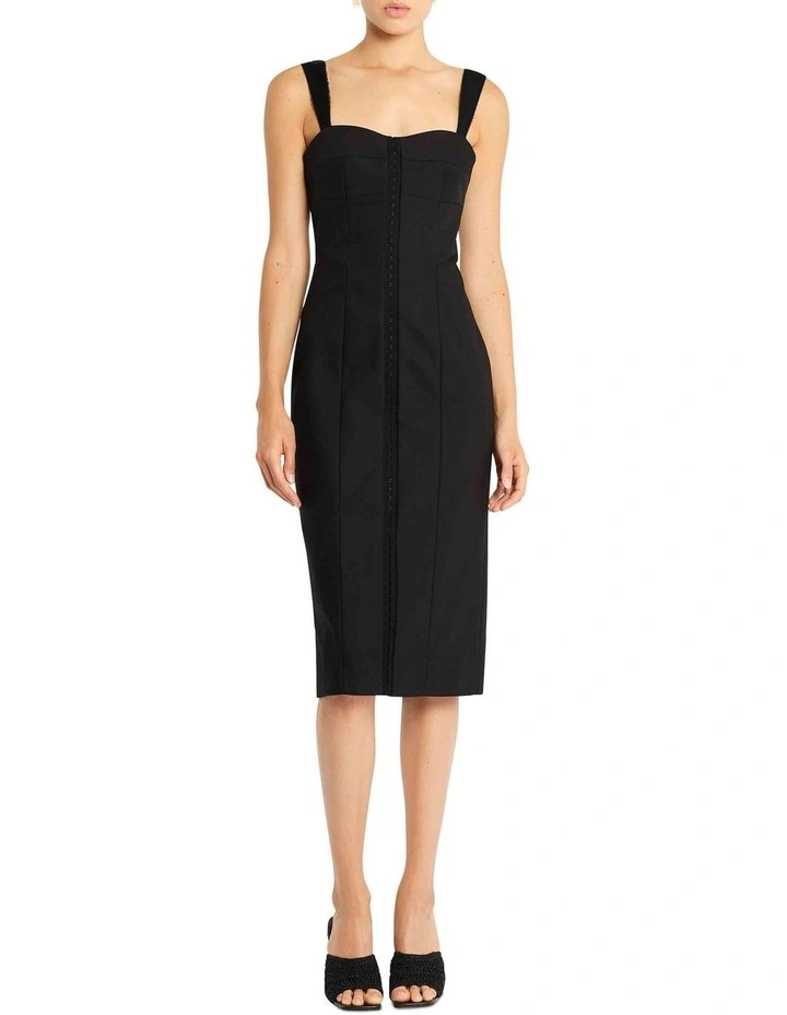 The Donatella Dress in Black