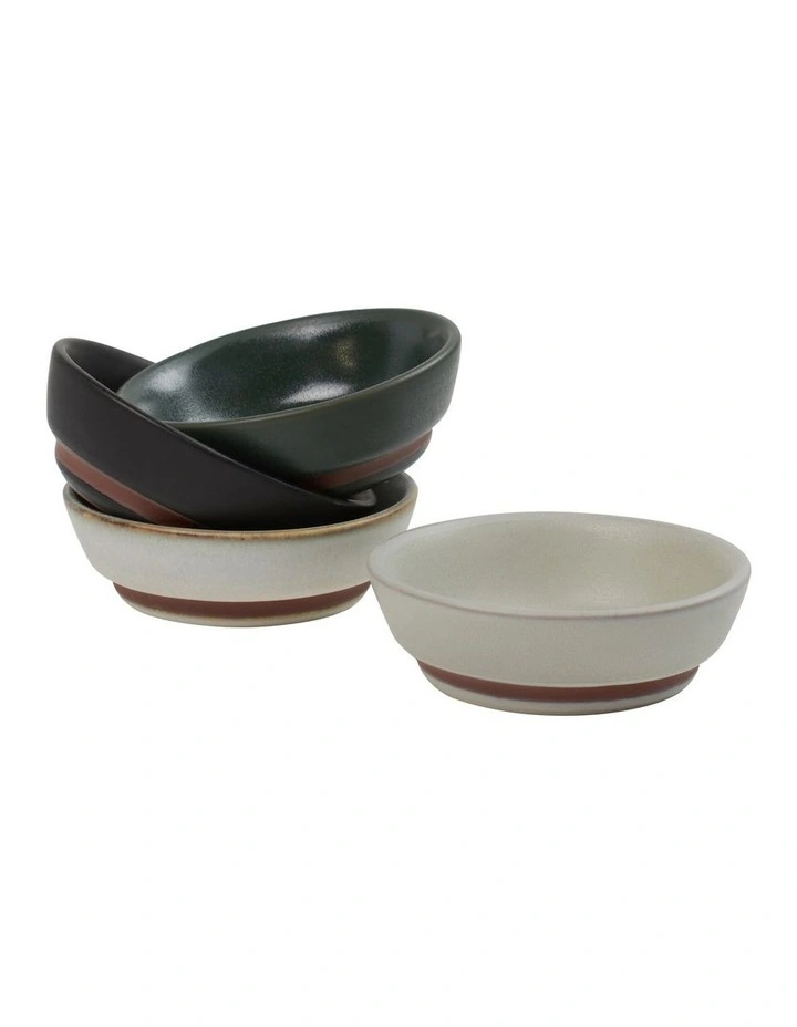 Shari Condiment Dish Set of 4 in Assorted