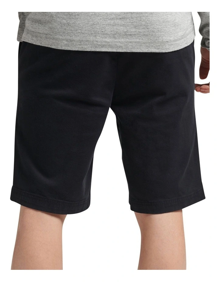 Officer Chino Shorts in Black