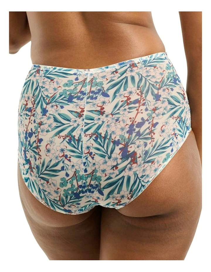 So Pure Fantaisy Sustainable High Waist Shaping Brief in Two Tone