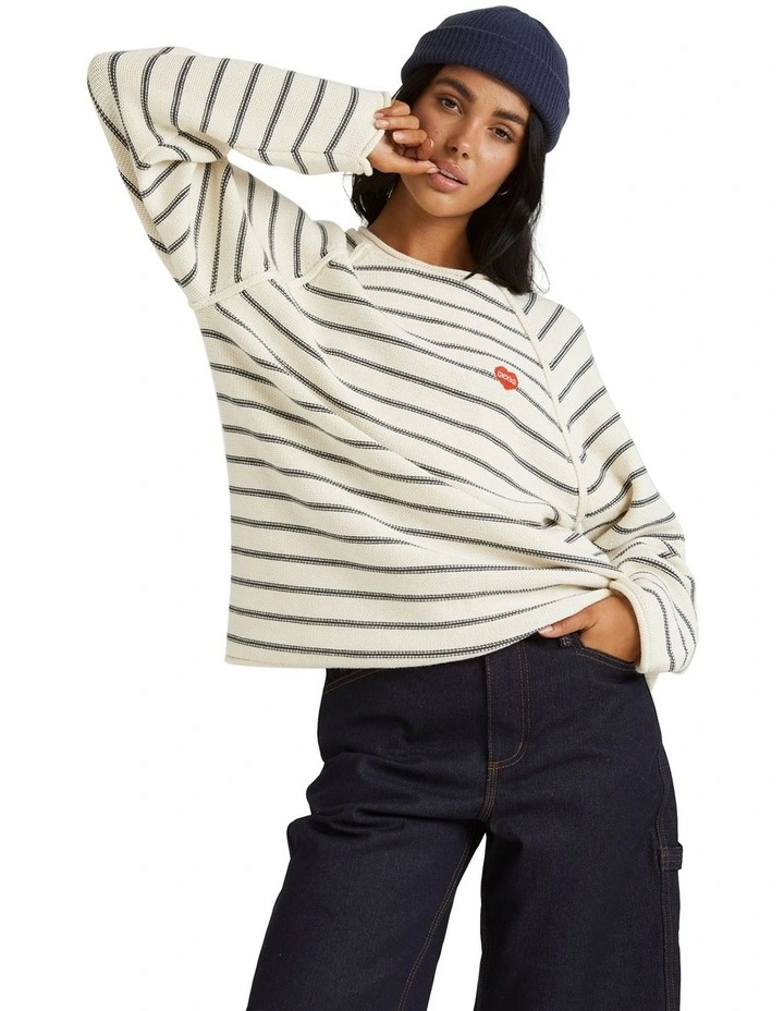 Ivy Raglan Sweater in Natural