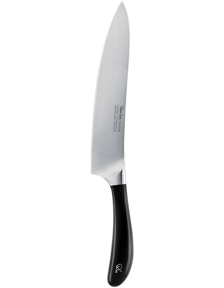 Signature Cooks Chefs Knife 20cm in Silver/Black