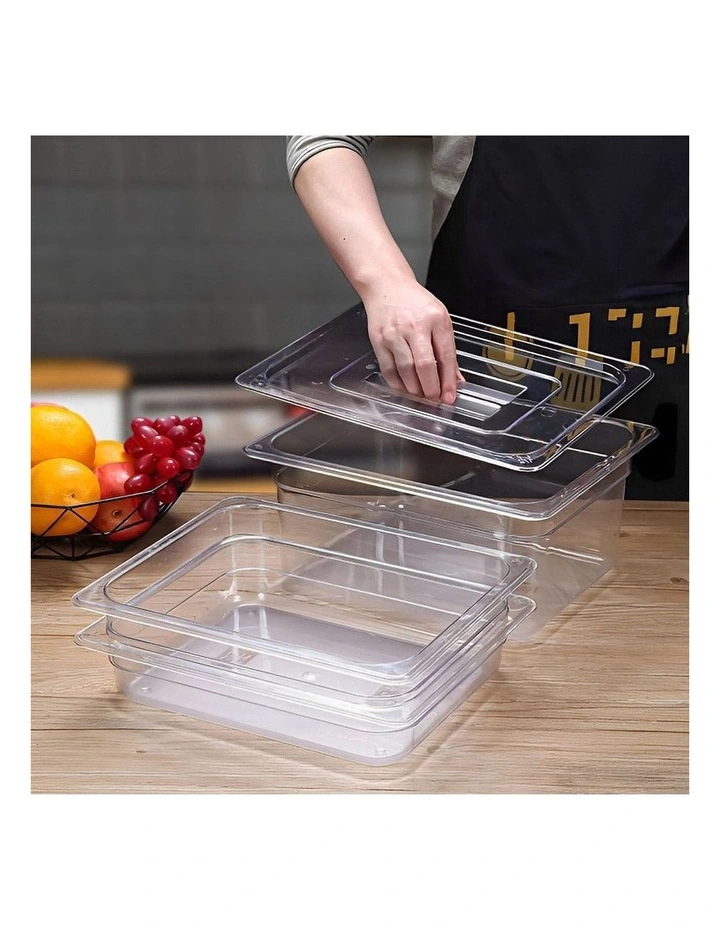 Gastronorm 1/1 GN Lid Food Tray Top Cover in Clear