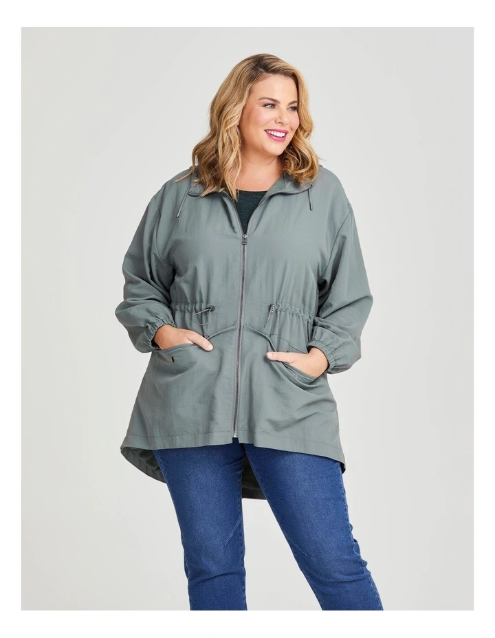 Weekend Hooded Jacket in Thyme