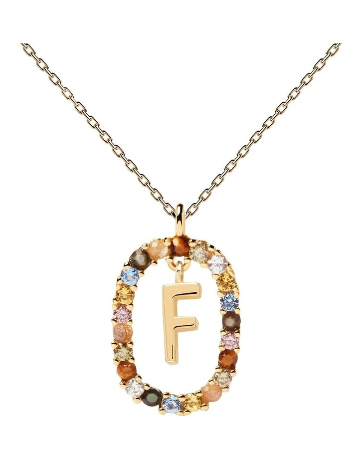 Letter F Multi Necklace