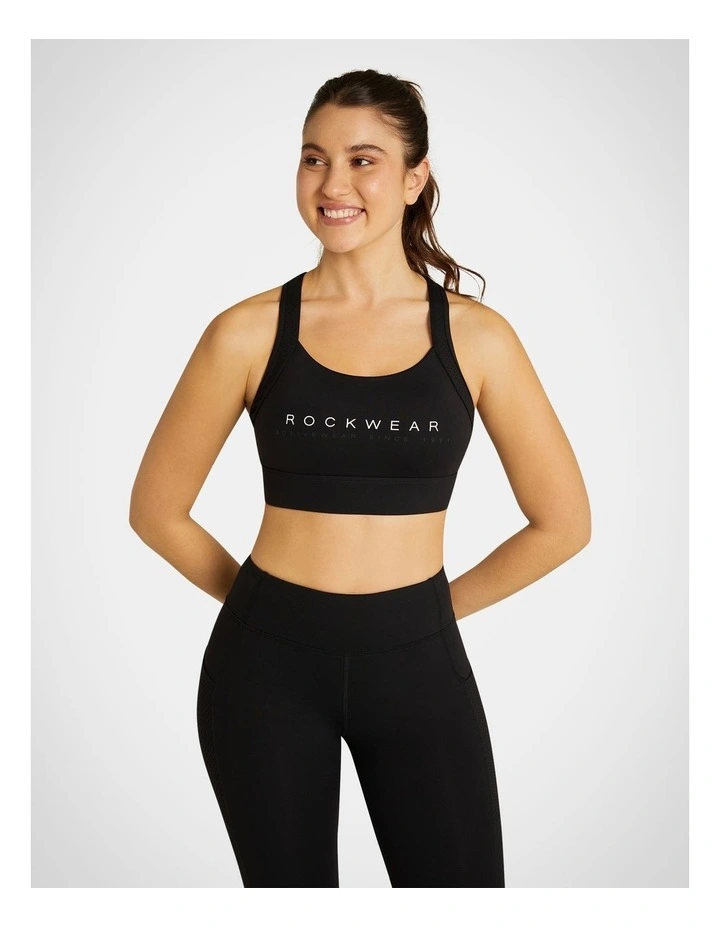 Sprint High Impact Sports Bra in Black