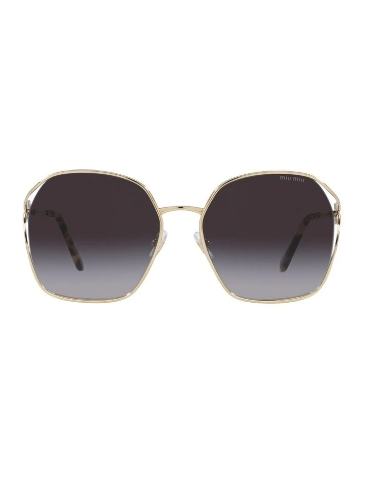 MU 52WS Gold Sunglasses