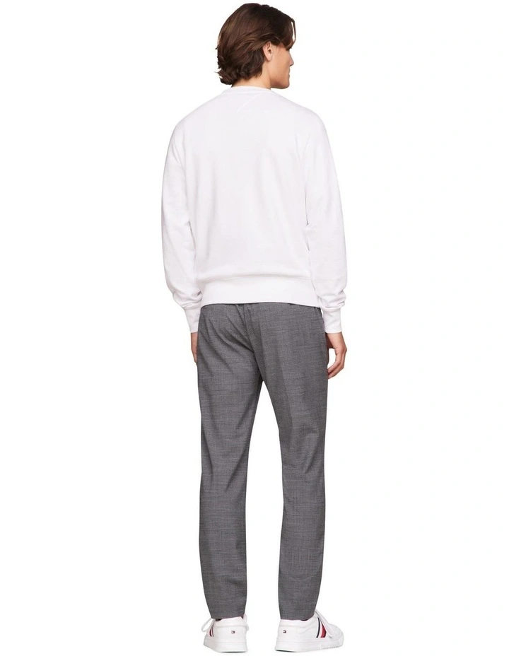 Big Icon Crest Crew Sweat Top in White