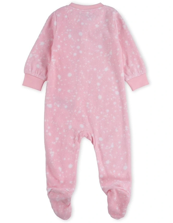 Rise Gradient Footed Coverall Pink