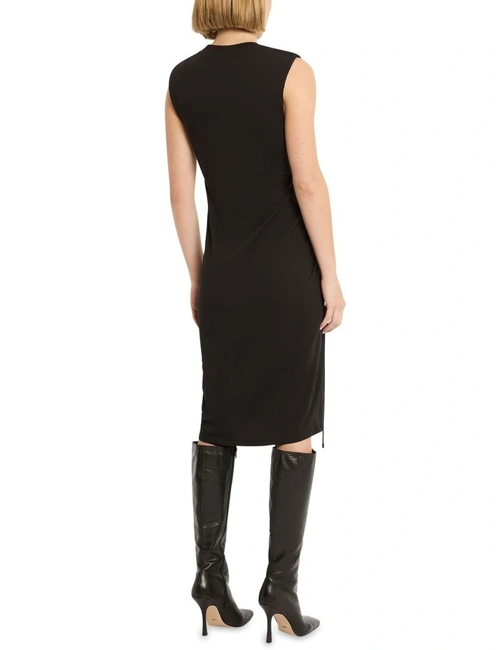 Sacred Boa Tee Dress in Black