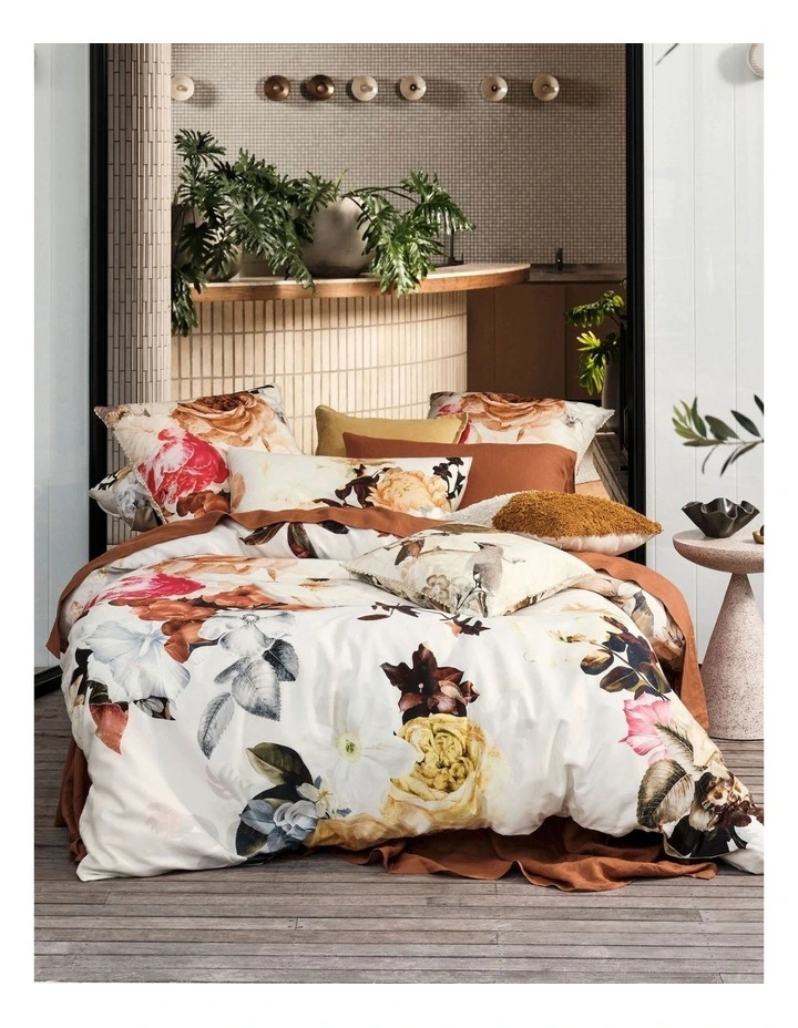 Primavera Quilt Cover Set in Caramel
