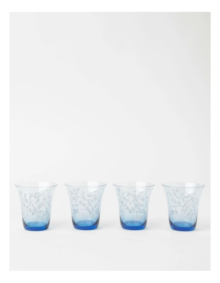 Somerton Tumbler Set of 4 in Blue