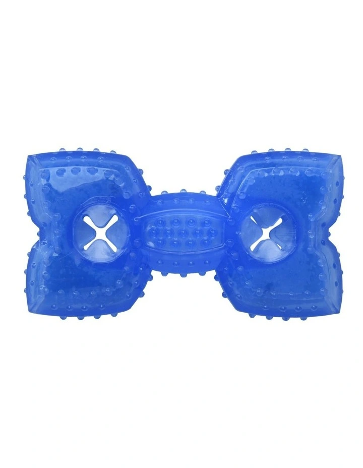 Freezy Bone Dog Toy 15x7.6x2.5cm in Blue