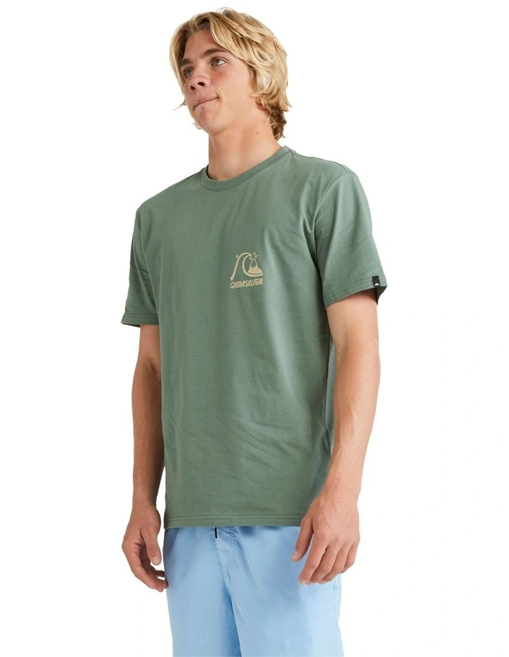 Bubble Logo Short Sleeve T-shirt in Laurel Wreath