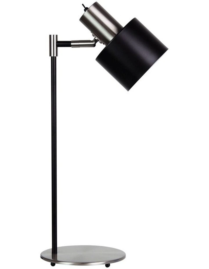 Ari Scandustrial Table Lamp Brushed Chrome