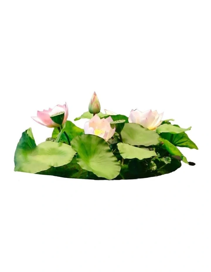 Handmade Oriental Aesthetic Artificial Lotus Flower Arrangement
