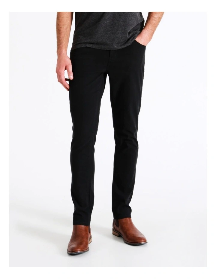 Nicholas 5 Pocket Pant Black
