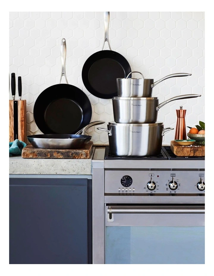 Conical Tri-Ply Saucepan 16cm/1.25L in Stainless Steel