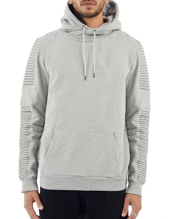 Montana Hood Sweater Grey Marl