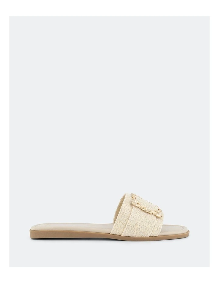 Seany Slide in Metallic Linen
