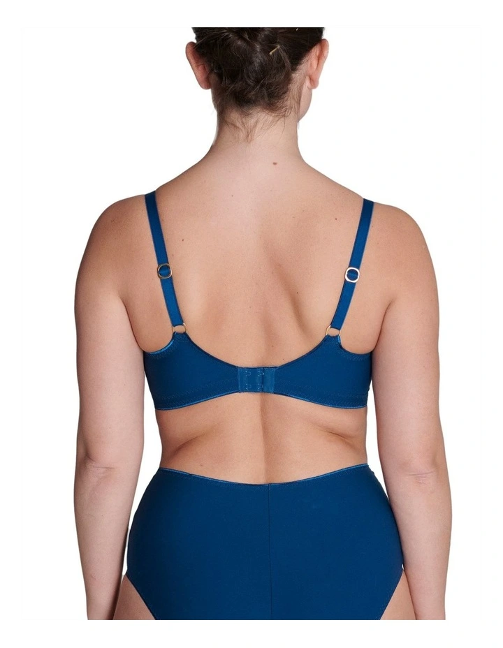 Artifice Plunging Underwired Bra in Poseidon Blue