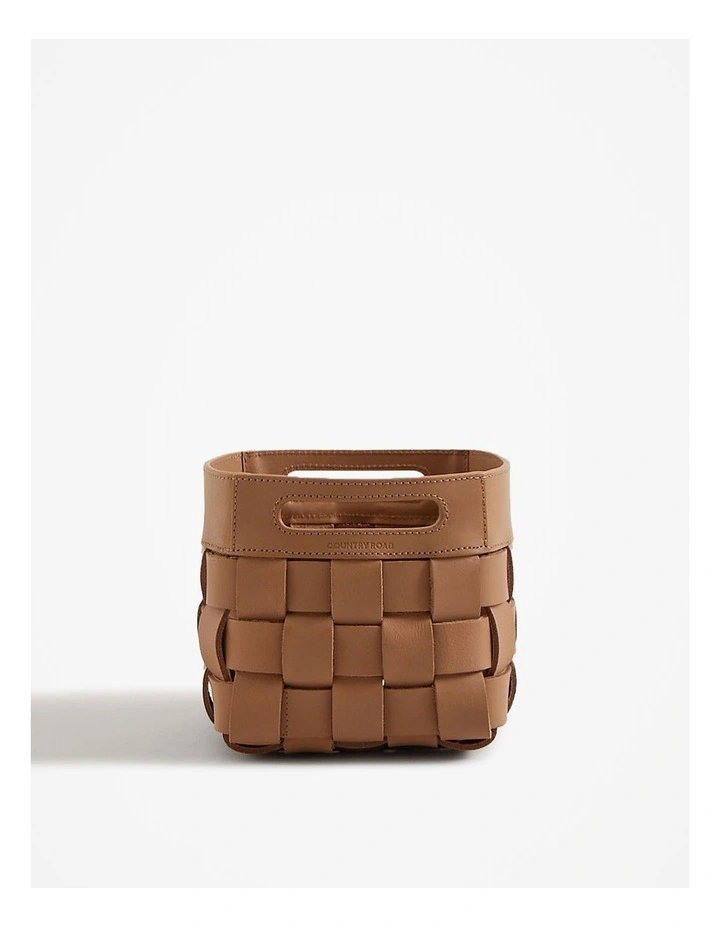 Lowa Extra Small Square Storage Basket in Biscuit