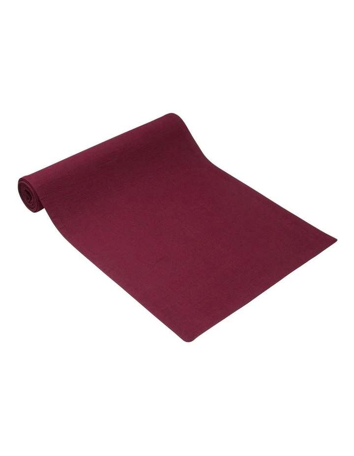 Classics Cotton Runner 150x33cm in Aubergine