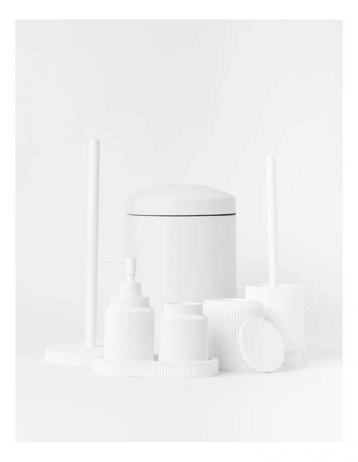 Hudson Soft Touch Bathroom Accessories in White