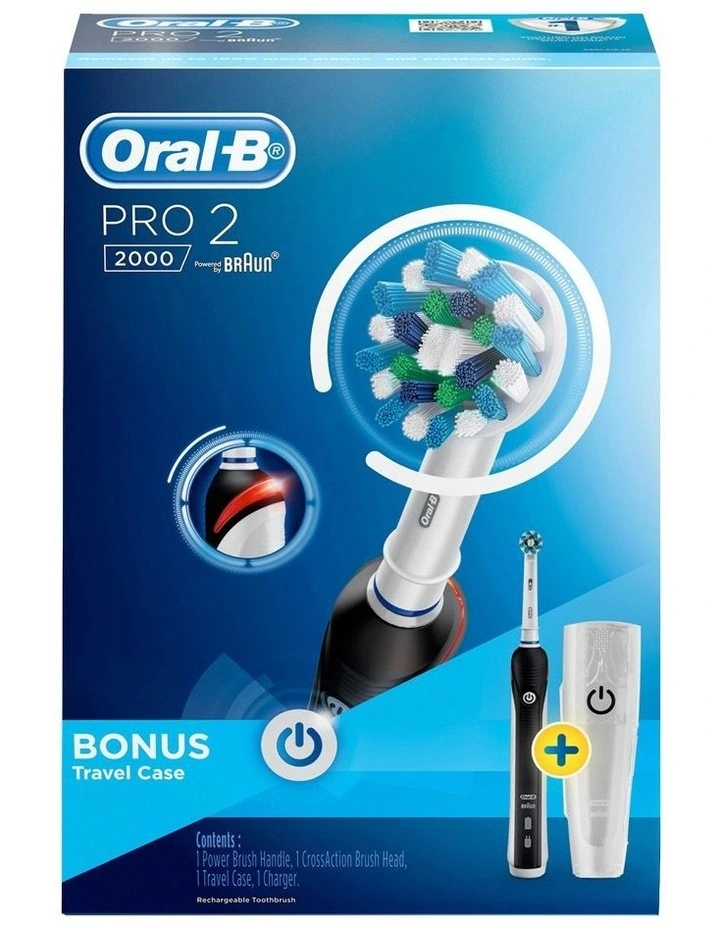 Pro 2 2000 Toothbrush with Travel Case PRO2000BK