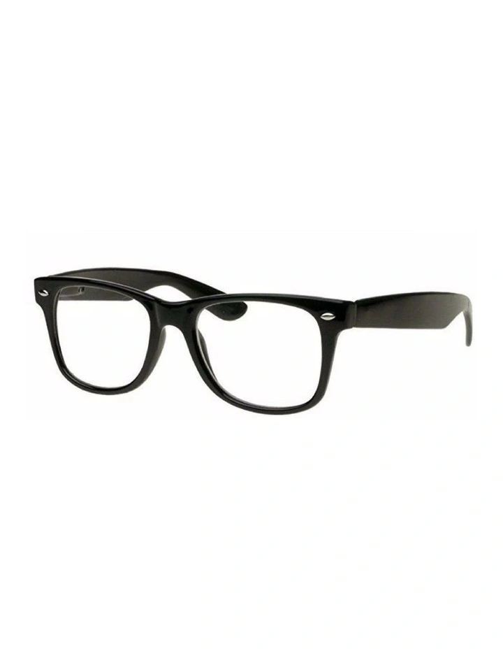 12 Pairs Classic Glasses Clear Lens Frame Retro Nerd Party Bulk in Black