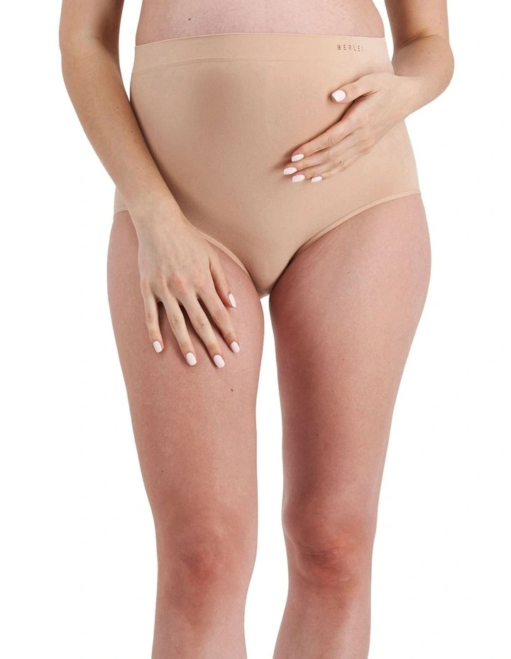 Life Seamless Over-The-Bump Brief in Nude 2