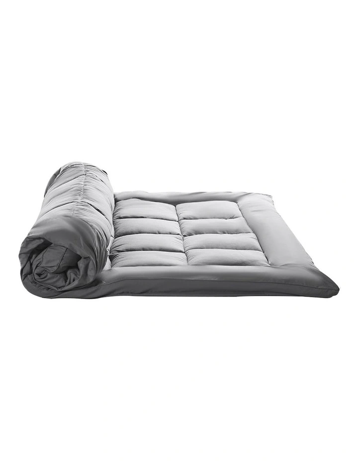 Mattress Topper Protector Cover Queen in Grey