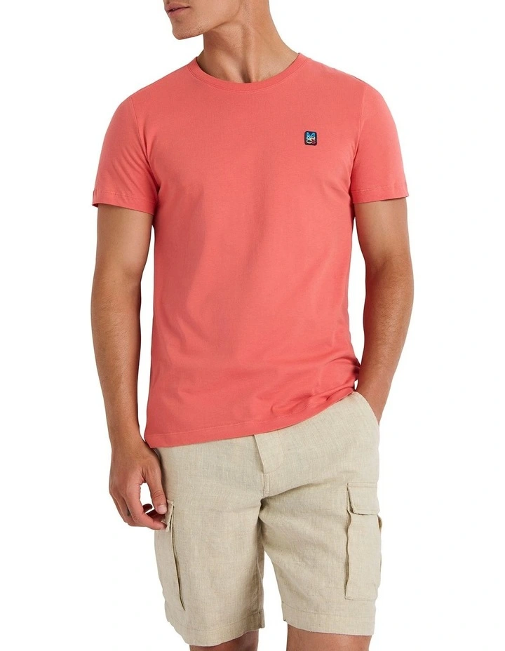 Badge Tee in Sunburn