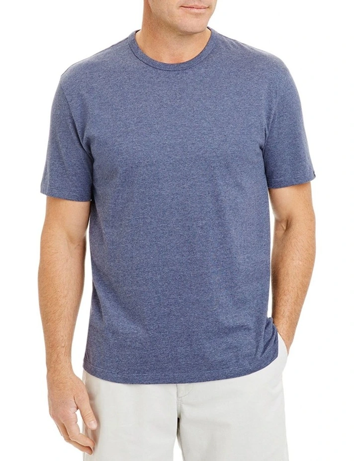 Basic Crew Tee in Denim