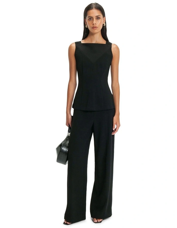 Bias Panel Top in Black