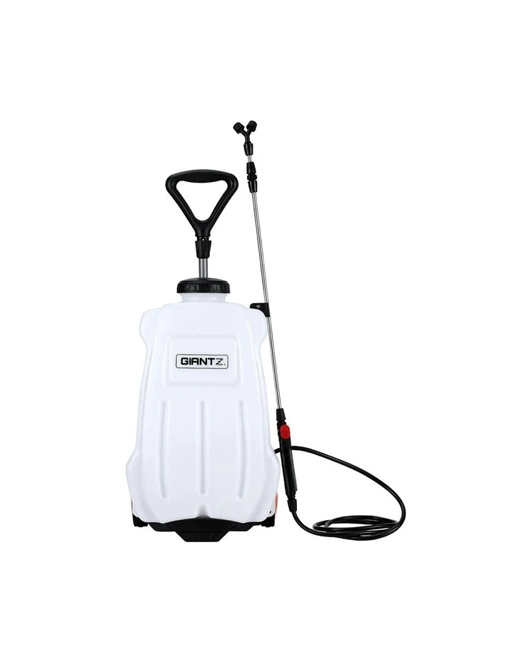 Weed Sprayer Electric Backpack Trolley 20L in White