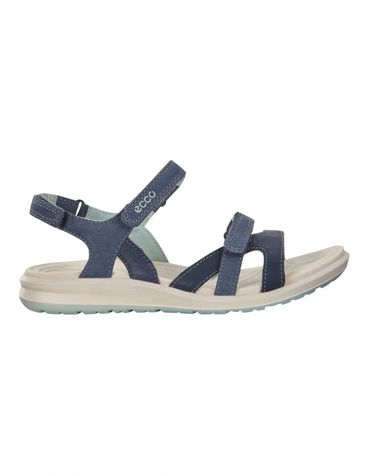 Cruise II Leather Sandal in Blue