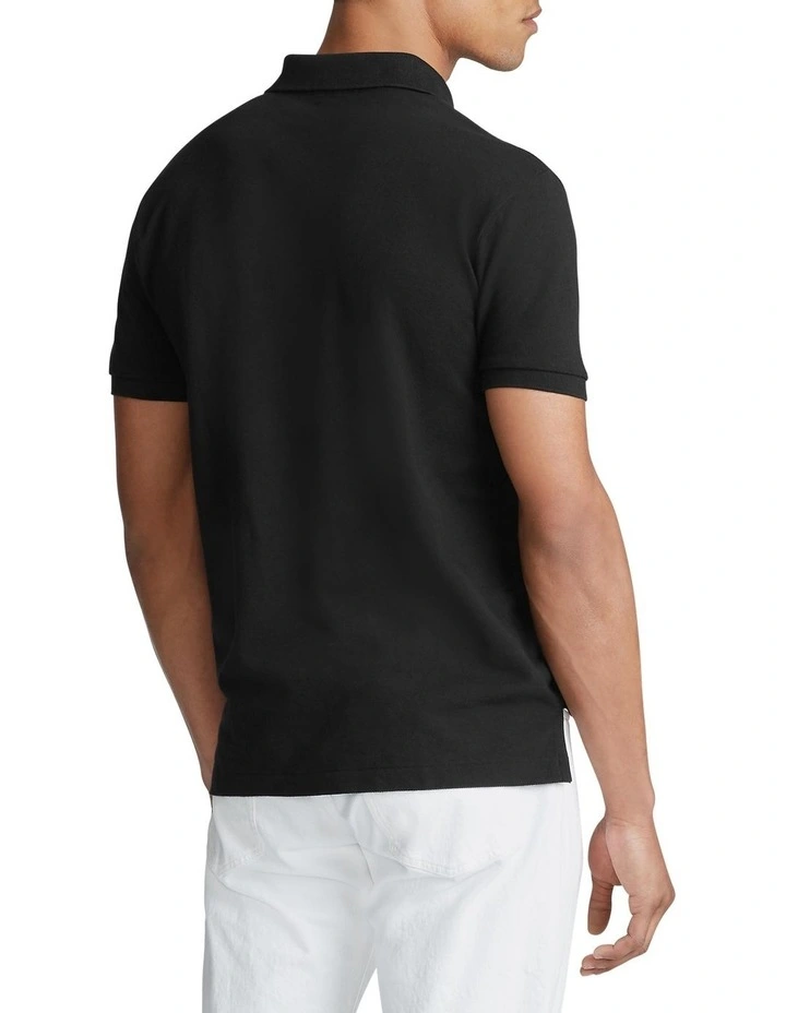 Custom Slim Fit Mesh Polo Shirt
