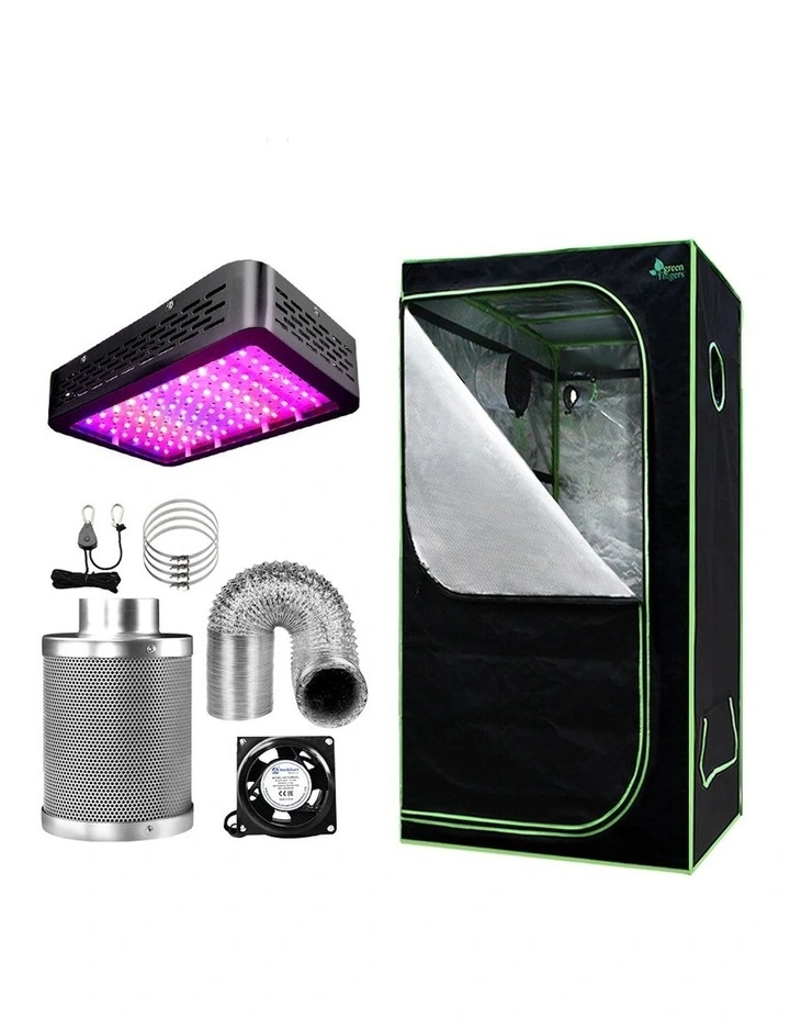 Grow Tent 1000W LED Grow Light Mylar 4" Ventilation