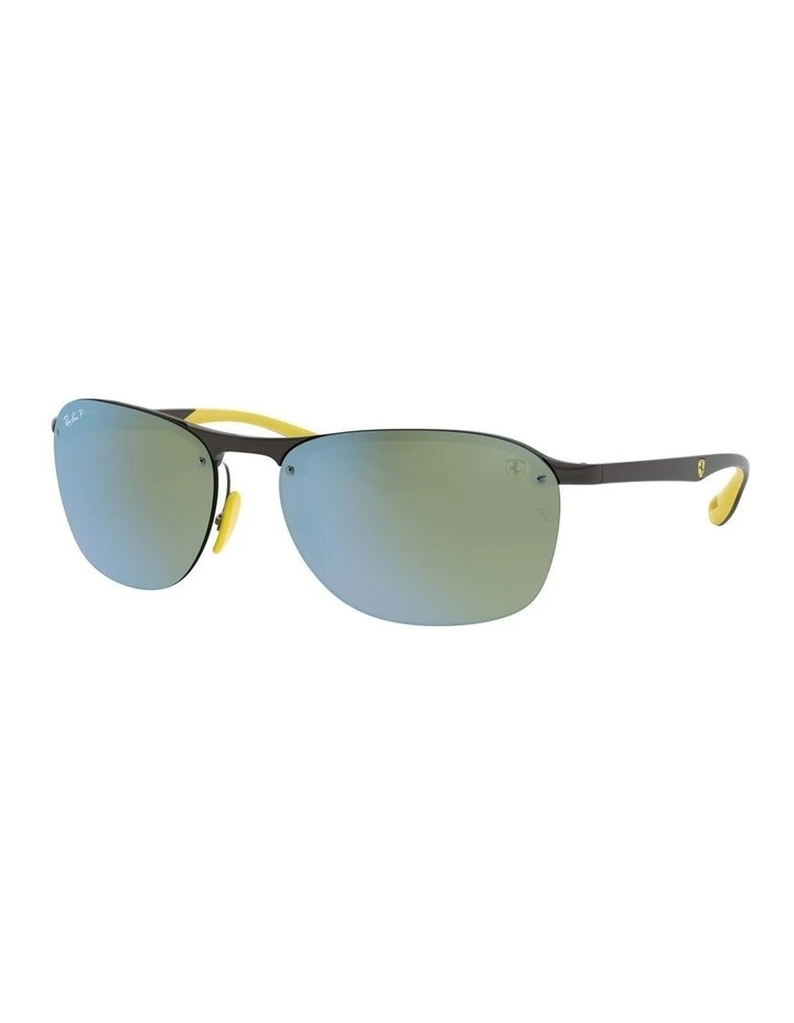 RB4302M Scuderia Ferrari Grey Polarised Sunglasses