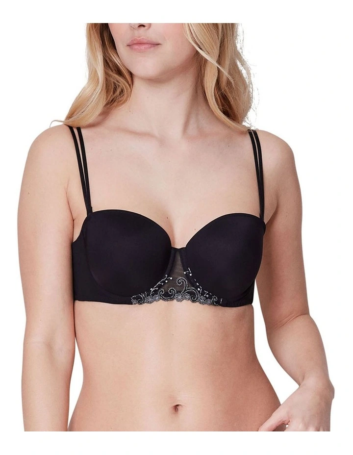 Delice Strapless Bra in Black