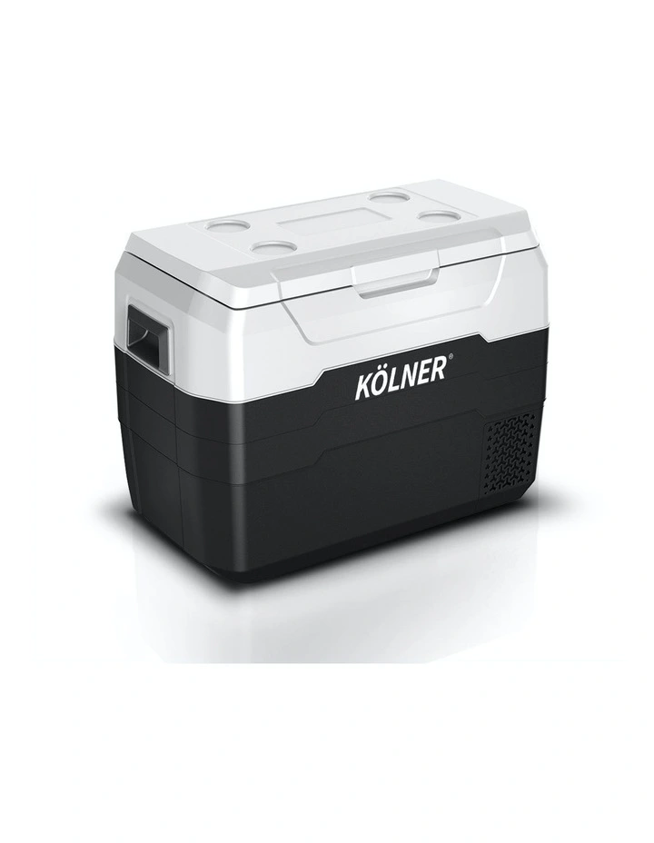 Portable 2in1 Fridge and Freezer 40L Black