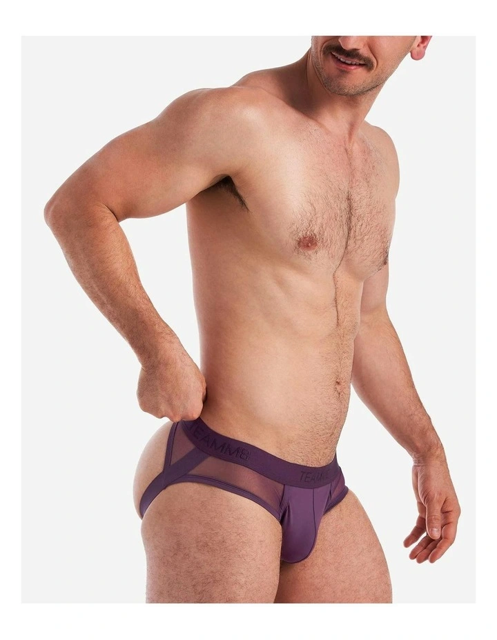 Score Sheer Jock in Plum Purple